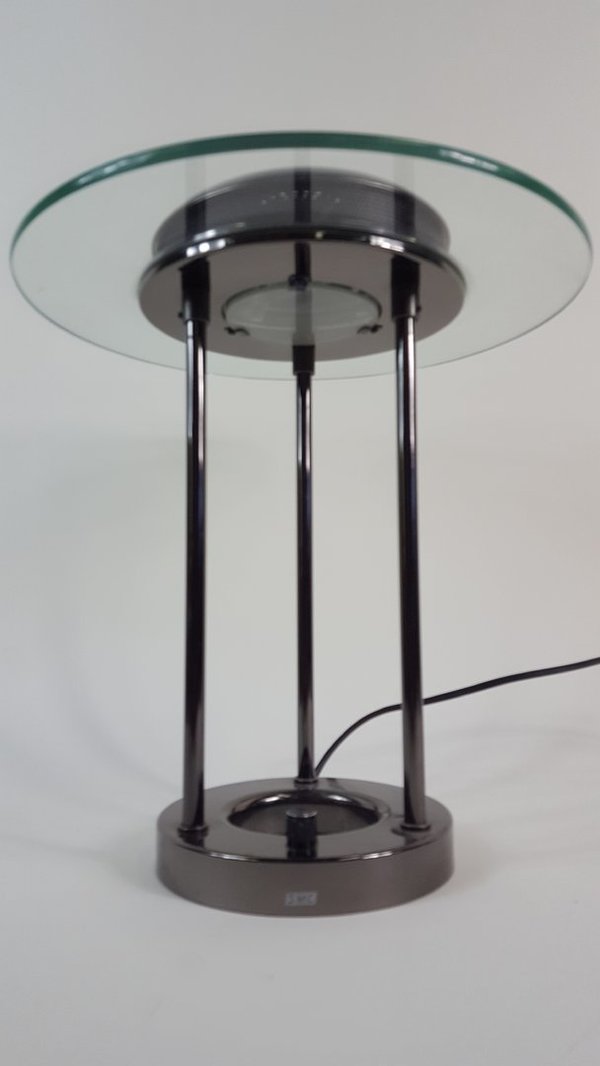 SMC Boxford halogeen design tafellamp, dimbaar. Zwart.