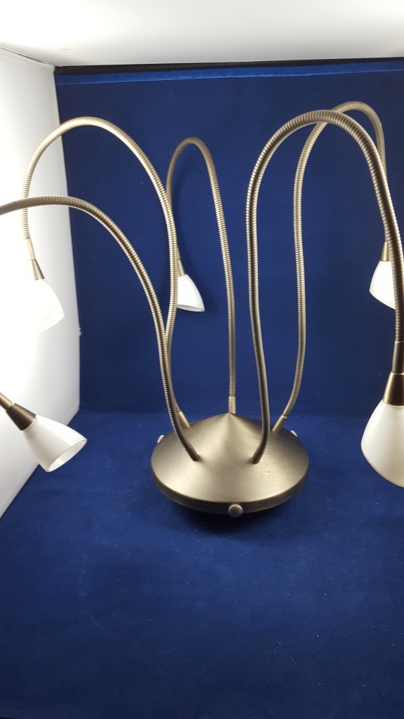 Vintage design tafellamp (of plafondlamp) buigbare armen