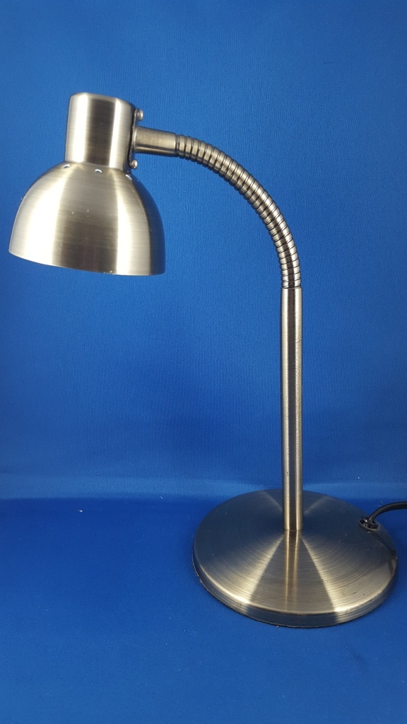 Strak design bureaulamp, tafellamp, met buigbare spot.