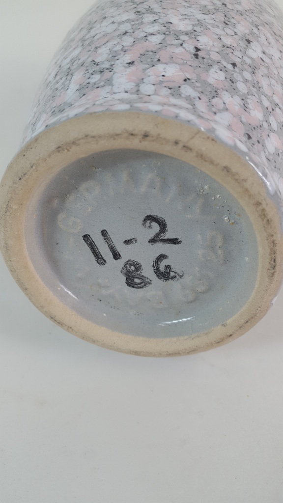 Vintage aardewerk vaas, 651-25 Bay Keramik West Germany.